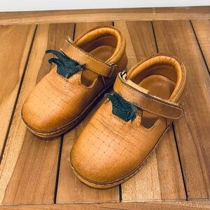 Donsje Amsterdam Kid’s Leather Pineapple Mary Jane Shoes